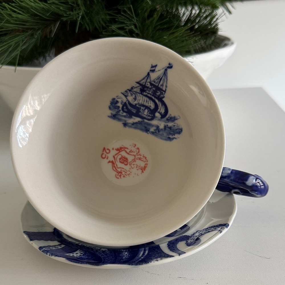 From the Deep Anthropologie Oversized Cup and Saucer - Picture 8 of 8